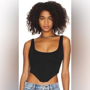 NBD Shosanna Corset Top in Black